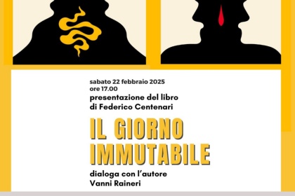 Presentazione del libro  di Federico Centenari sabato 22 febbraio 2025  ore 17.00