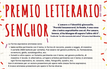 Premio Letterario Senghor 2022